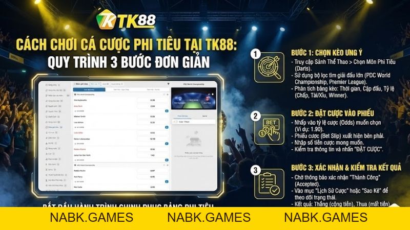 Cá Cược Phi Tiêu – Hình Thức Đặt Cược Hot Nhất Tại Thể Thao TK88 - nabk.games