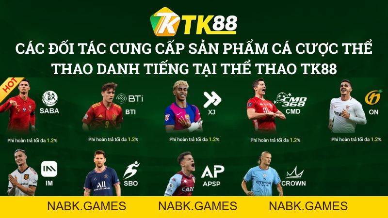 Thể Thao TK88 – Cá Cược Thể Thao Trực Tuyến Đỉnh Cao Châu Á - nabk.games