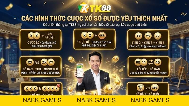 Xổ Số TK88 - Sân Chơi Lô Đề & Xổ Số Online An Toàn Uy Tín - nabk.games