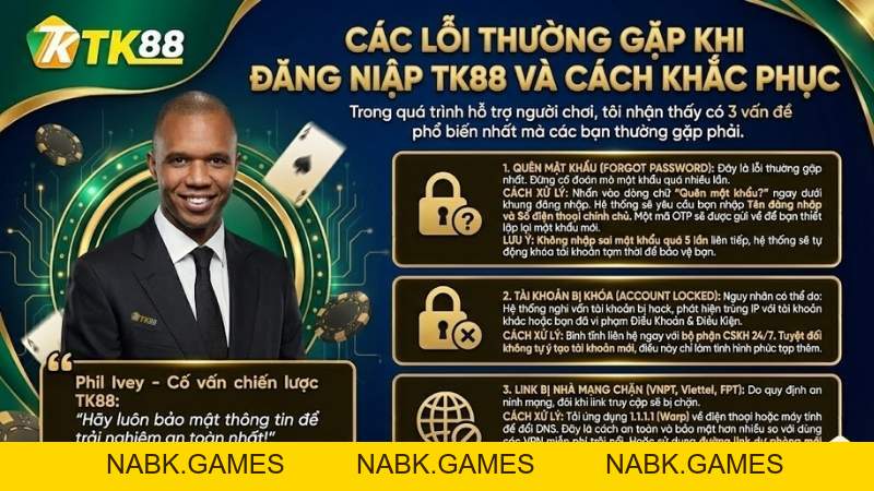 Đăng Nhập TK88: Link Vào Mới Nhất 2026 & Cách Xử Lý Khi Bị Chặn - nabk.games