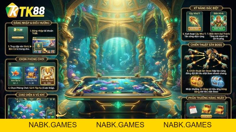 Đại Thánh Bắn Cá – Săn Thưởng Cực Đỉnh Với Chủ Đề Tây Du Ký Tại TK88 - nabk.games