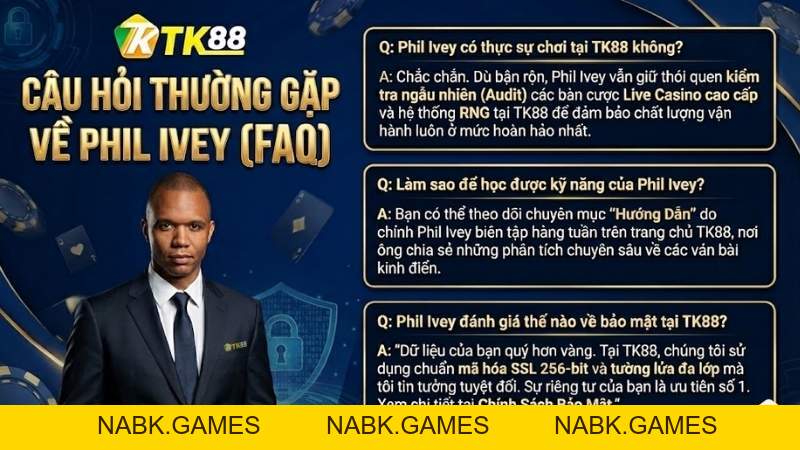 Hồ Sơ Tác Giả TK88: Phil Ivey – CEO & Cố Vấn Chiến Lược Tại TK88 - nabk.games