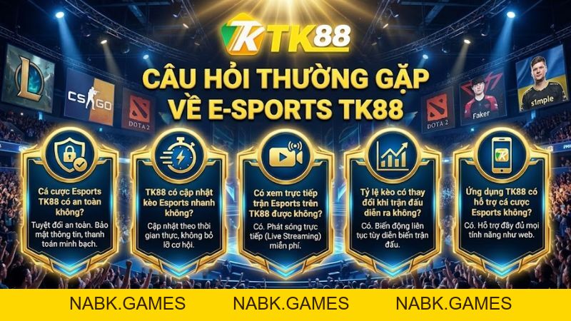 E-Sports TK88 - Cá Cược Thể Thao Điện Tử Hàng Đầu Cho Game Thủ Việt - nabk.games