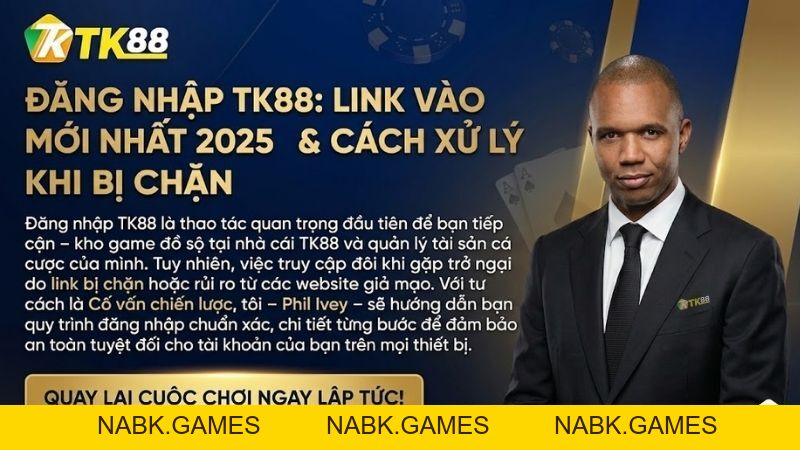 Đăng Nhập TK88: Link Vào Mới Nhất 2026 & Cách Xử Lý Khi Bị Chặn - nabk.games
