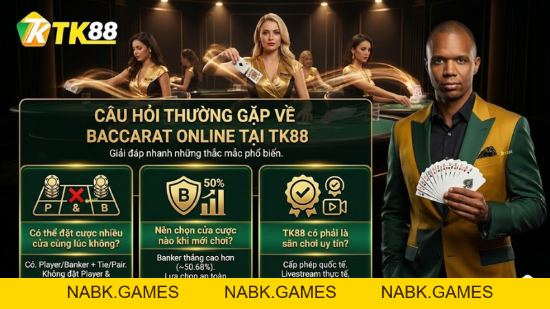 Baccarat Online – Trò Chơi Cá Cược Trực Tuyến Hàng Đầu Tại Casino TK88 - nabk.games