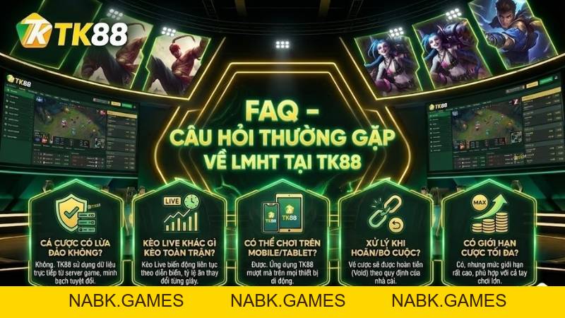 Cá Cược Liên Minh Huyền Thoại – Trải Nghiệm E-Sports Đỉnh Cao Tại TK88 - nabk.games