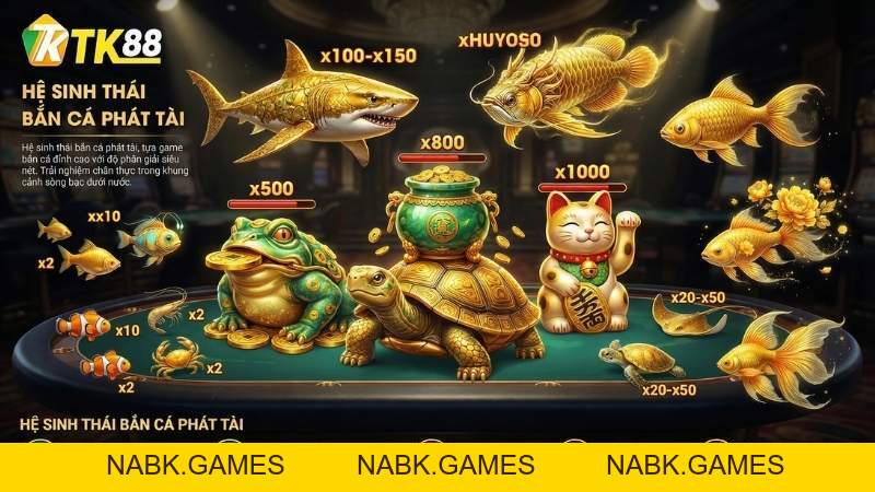 Bắn Cá Phát Tài – Game Săn Xu Vàng Siêu Hấp Dẫn Tại TK88 - nabk.games