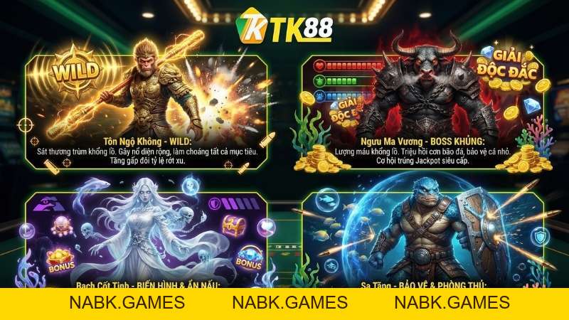 Đại Thánh Bắn Cá – Săn Thưởng Cực Đỉnh Với Chủ Đề Tây Du Ký Tại TK88 - nabk.games