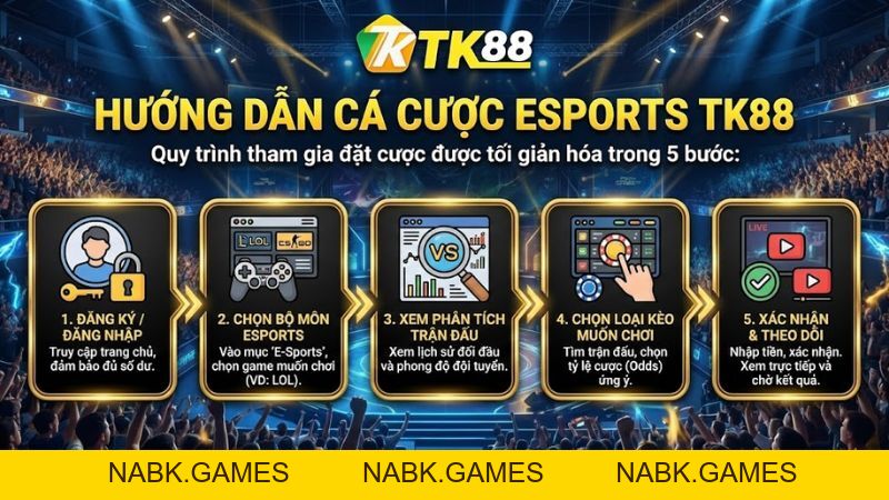 E-Sports TK88 - Cá Cược Thể Thao Điện Tử Hàng Đầu Cho Game Thủ Việt - nabk.games