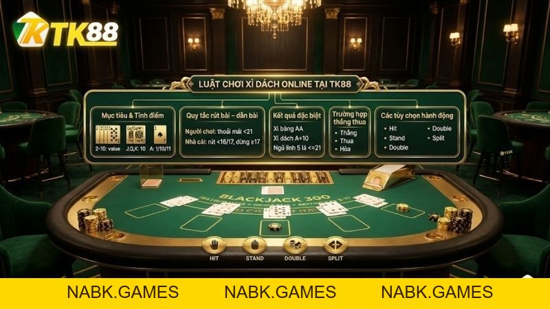 Xì Dách Online – Trò Chơi Game Bài 3D Phổ Biến Nhất Tại TK88 - nabk.games