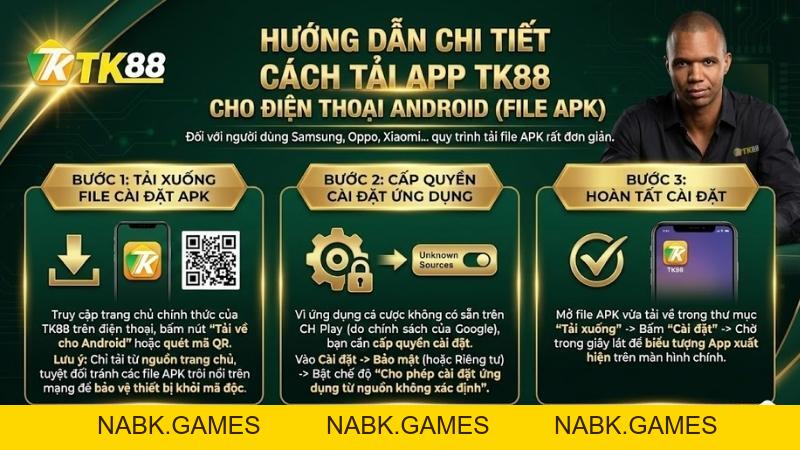 Tải App TK88: Link Chính Chủ IOS/Android & Nhận Thưởng 88K - nabk.games