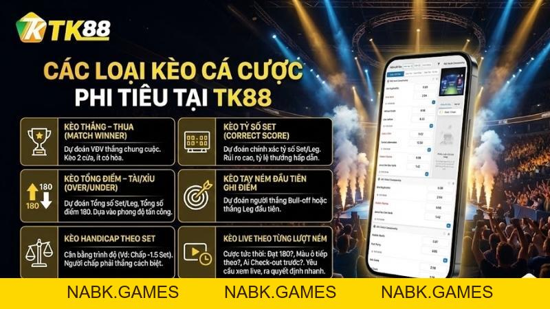 Cá Cược Phi Tiêu – Hình Thức Đặt Cược Hot Nhất Tại Thể Thao TK88 - nabk.games