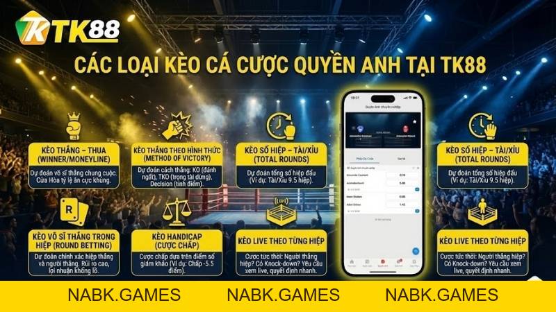 Cá Cược Quyền Anh – Môn Thể Thao Đối Kháng Đỉnh Cao Tại Nhà Cái TK88 - nabk.games