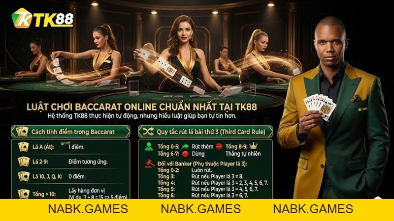 Baccarat Online – Trò Chơi Cá Cược Trực Tuyến Hàng Đầu Tại Casino TK88 - nabk.games