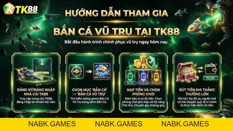 Bắn Cá Vũ Trụ – Cuộc Chiến Không Gian Săn Thưởng Đỉnh Cao Tại TK88 - nabk.games