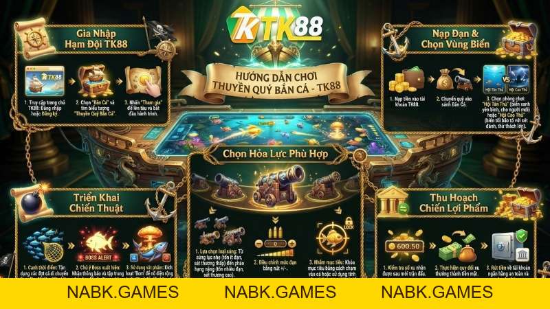 Thuyền Quý Bắn Cá – Săn Kho Báu Với Chủ Đề Cướp Biển Thú Vị Tại TK88 - nabk.games