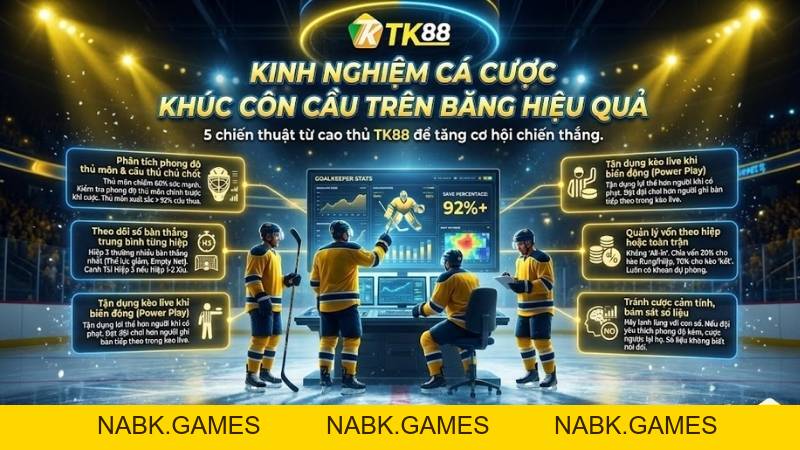 Cá Cược Khúc Côn Cầu Trên Băng – Trận Đấu Nhanh Và Hấp Dẫn Tại TK88 - nabk.games