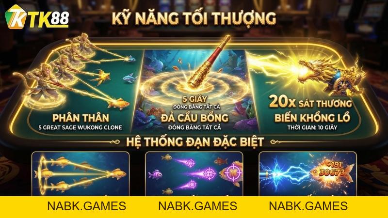 Đại Thánh Bắn Cá – Săn Thưởng Cực Đỉnh Với Chủ Đề Tây Du Ký Tại TK88 - nabk.games