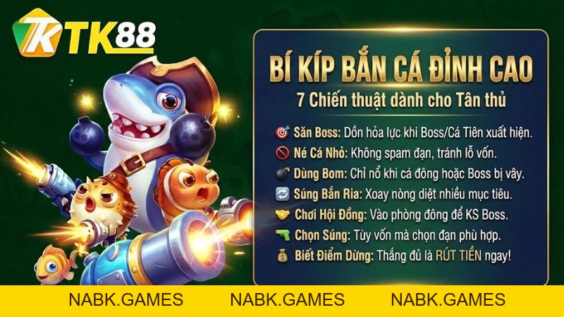 Bắn Cá TK88 – Sân Chơi Săn Cá Đổi Thưởng 3D Đỉnh Cao Số #1 - nabk.games