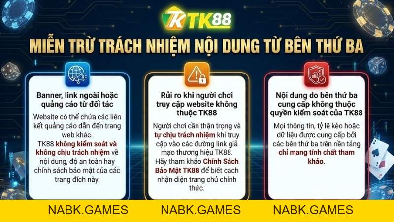 Chính Sách Miễn Trừ Trách Nhiệm TK88 – Giới Hạn Pháp Lý Và Rủi Ro - nabk.games