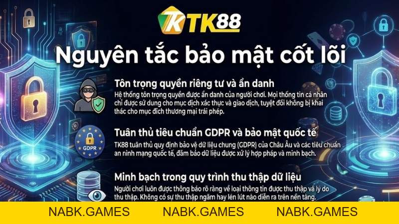 Chính Sách Bảo Mật TK88 – Cam Kết An Toàn Tuyệt Đối Cho Người Chơi - nabk.games