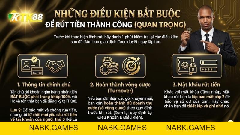 Rút Tiền TK88: Hướng Dẫn 3 Bước