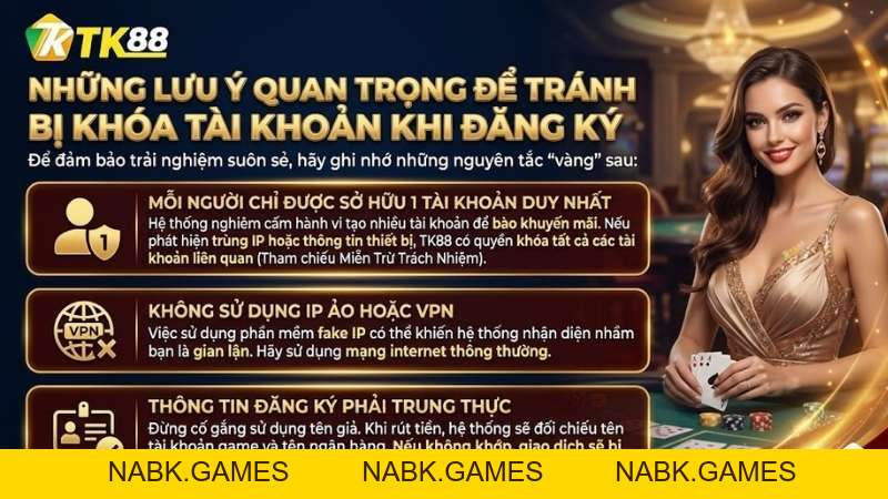Đăng Ký TK88: Hướng Dẫn 3 Bước Nhận Ngay 88K & Thưởng Nạp 100% - nabk.games