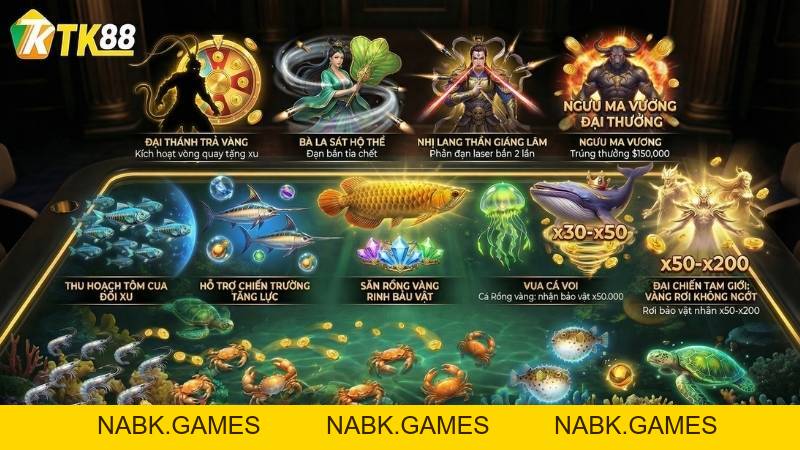 Đại Thánh Bắn Cá – Săn Thưởng Cực Đỉnh Với Chủ Đề Tây Du Ký Tại TK88 - nabk.games