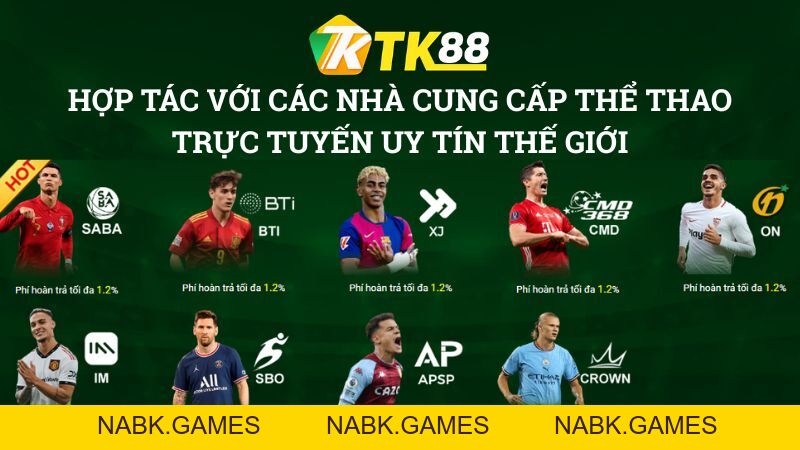 Thể Thao TK88 – Cá Cược Thể Thao Trực Tuyến Đỉnh Cao Châu Á - nabk.games