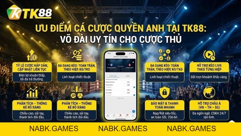 Cá Cược Quyền Anh – Môn Thể Thao Đối Kháng Đỉnh Cao Tại Nhà Cái TK88 - nabk.games