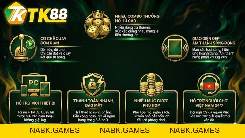 Nổ Hũ Xúc Xắc – Trò Chơi Nổ Hũ Hấp Dẫn & May Mắn Tại Nổ Hũ TK88 - nabk.games
