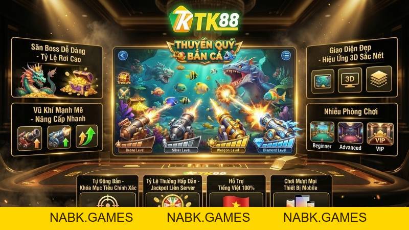 Thuyền Quý Bắn Cá – Săn Kho Báu Với Chủ Đề Cướp Biển Thú Vị Tại TK88 - nabk.games